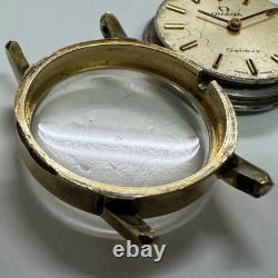 Genuine OMEGA Geneve 511346 Watch Cal. 485 Gold Not Working For Parts #233