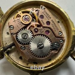 Genuine OMEGA Geneve 511346 Watch Cal. 485 Gold Not Working For Parts #233