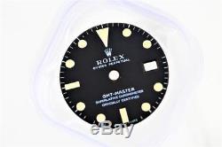 Genuine Rare Vintage Rolex GMT MASTER Watch Dial Reference 1675 LONG E MARK 1