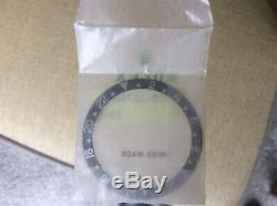 Genuine Rolex GMT Master 16700 black Bezel Insert