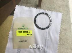 Genuine Rolex GMT Master 16700 black Bezel Insert