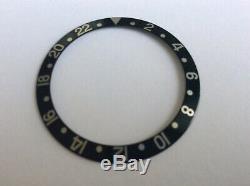 Genuine Rolex GMT Master 16700 black Bezel Insert