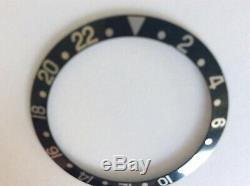 Genuine Rolex GMT Master 16700 black Bezel Insert