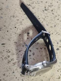 Great Vintage Monvis Diver Glucydur Automatic Cal F4007N 35mm Not Work Rear