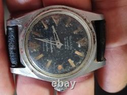 Great Vintage Monvis Diver Glucydur Automatic Cal F4007N 35mm Not Work Rear