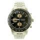 Gucci 126.2 Black Dial Auto Chrono S. S. Mens Watch For Parts Or Repairs