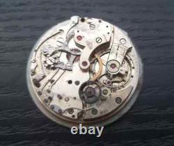 HEUER VALJOUX Cal 61 Chronograph Watch Dial + Movement for Parts or Repair 1940