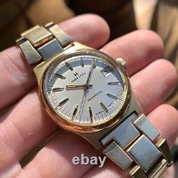 Hamilton Automatic Gold Tone Cal. 836 with OG Bracelet May Need Attention REPAIR