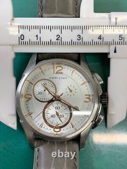 Hamilton Chronograph Watch H326120 Quartz White Dial Non-Working Parts Only