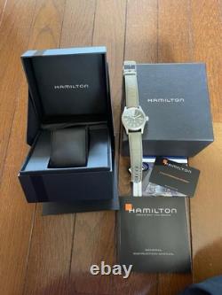 Hamilton H694190 Watch Not Tested With Box Sold As Is For Parts Or Repair Junk