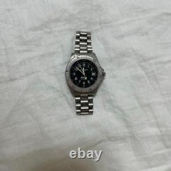 Hamilton Khaki Sub 660ft Silver Watch For Parts/Repair From JAPAN