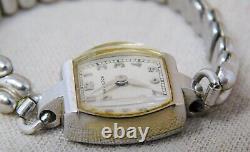 Hamilton Lady's 14K White Gold Watch Not Working Vintage Parts / Repair