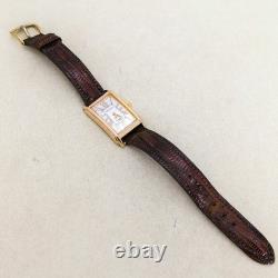 Hamilton Tonneau Quartz Watch Antique Smoseko Used, Not Working