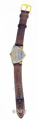 Hamilton Ventura 32mm Gold Tone Black Dial Men's Quartz Watch 6250A NOT WORKING