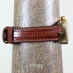 Hamilton Ventura Women 6334 Brown Leather Quartz For Watch Parts Or Repair Only