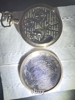 Hampden Dueber Watch A 12 Size 17j Antique Men Pocket Watch-3234145. Not Working