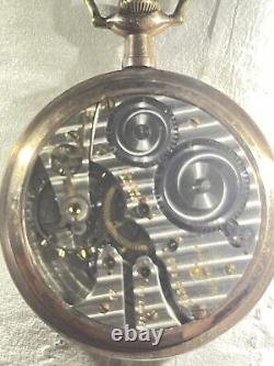 Hampden Dueber Watch A 12 Size 17j Antique Men Pocket Watch-3234145. Not Working