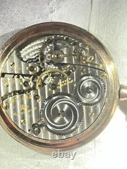 Hampden Dueber Watch A 12 Size 17j Antique Men Pocket Watch-3234145. Not Working