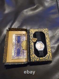 Helbros Fontain Swiss 6j Watch For Parts Or Repair Missing Crown With Box