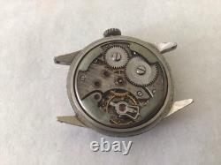 Helios German Military WW2 Wrist Watch, not working, for repair or parts