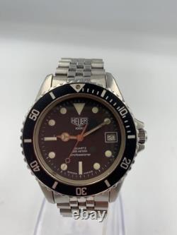 Heuer 1000 980.113L Professional Watch For Parts JUNK Vintage Collectible
