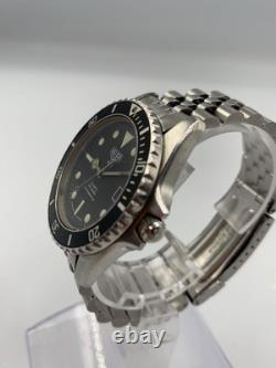 Heuer 1000 980.113L Professional Watch For Parts JUNK Vintage Collectible