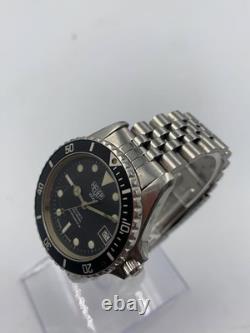 Heuer 1000 980.113L Professional Watch For Parts JUNK Vintage Collectible