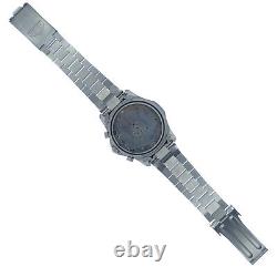 Heuer 2000 Quartz Chrono 254.006 37mm White Dial Stainless Steel Watch For Parts