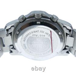 Heuer 2000 Quartz Chrono 272.006 37mm Gray Dial Stainless Steel Watch For Parts
