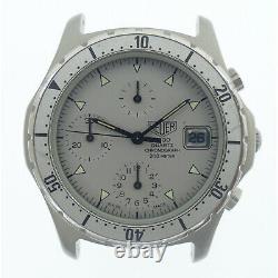 Heuer 2000 Quartz Chronograph 272.006 Stainless Steel Watch Head Parts/repairs