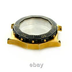 Heuer 3000 237.406 2-tone Pvd+gold Plated Watch Case Good Conditon For Parts