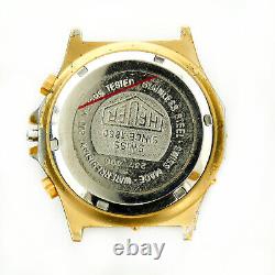 Heuer 3000 237.406 2-tone Pvd+gold Plated Watch Case Good Conditon For Parts