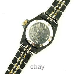 Heuer 980.028 Vintage 1000 Black Dial 2tone Yg+pvd S. S. Watch Head Parts/repairs