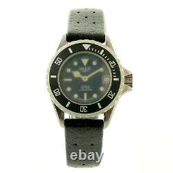 Heuer 980.038 Prof Diver 1000 Black Dial 200m Ladies Watch For Parts Or Repairs