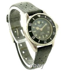 Heuer 980.038 Prof Diver 1000 Black Dial 200m Ladies Watch For Parts Or Repairs