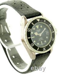 Heuer 980.038 Prof Diver 1000 Black Dial 200m Ladies Watch For Parts Or Repairs