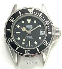 Heuer Vintage 980.008 Ladies Diver Stainless Steel Watch Head For Parts/repairs