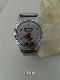 Hopalong Cassidy Vintage Wind Up Watch for Parts/Repair