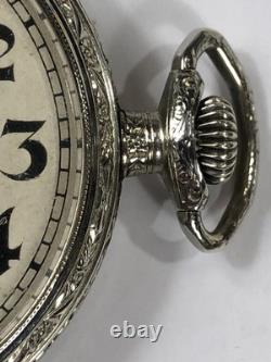 Howard Pocket Watch Scepter Case Vintage Not Running FOR PARTS OR REPAIR