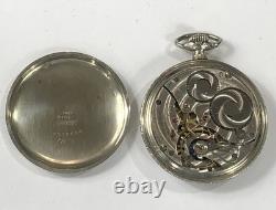 Howard Pocket Watch Scepter Case Vintage Not Running FOR PARTS OR REPAIR
