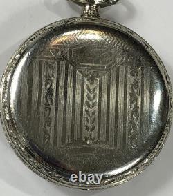 Howard Pocket Watch Scepter Case Vintage Not Running FOR PARTS OR REPAIR
