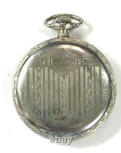 Howard Pocket Watch Scepter Case Vintage Not Running FOR PARTS OR REPAIR