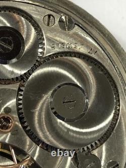 Howard Pocket Watch Scepter Case Vintage Not Running FOR PARTS OR REPAIR