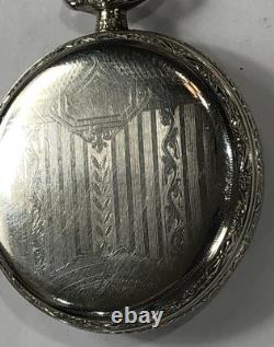 Howard Pocket Watch Scepter Case Vintage Not Running FOR PARTS OR REPAIR