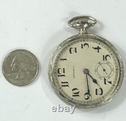 Howard Pocket Watch Scepter Case Vintage Not Running FOR PARTS OR REPAIR