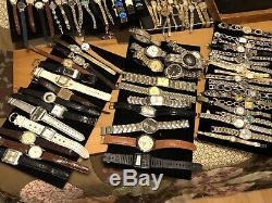 Huge Lot 230+ Vintage To Now Watches For Repair Parts Or Repurpose Over 20 Lbs