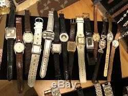 Huge Lot 230+ Vintage To Now Watches For Repair Parts Or Repurpose Over 20 Lbs