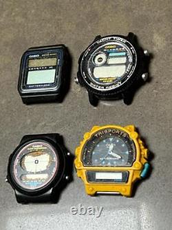 Huge Lot of 4 rare Casio Digital WatchesTRW-31AE-30WTRI-10WFB-52W