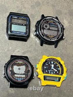 Huge Lot of 4 rare Casio Digital WatchesTRW-31AE-30WTRI-10WFB-52W