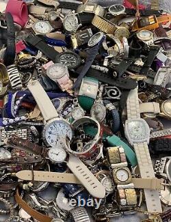 Huge Watch Lot 14+ pounds 150 Watches untested or parts/repair Anne Klein Chicos